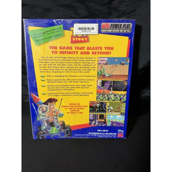 Disney' Toy Story Windows PC CD Rom Big Box Factory  New Power Play - Picture 3 of 8